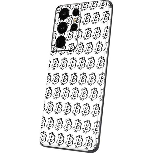 Bitcoin Pattern Galaxy S21 Ultra 5G Skin